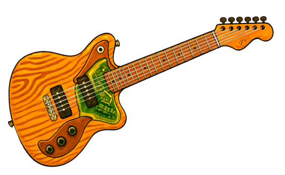 Guitar overlay